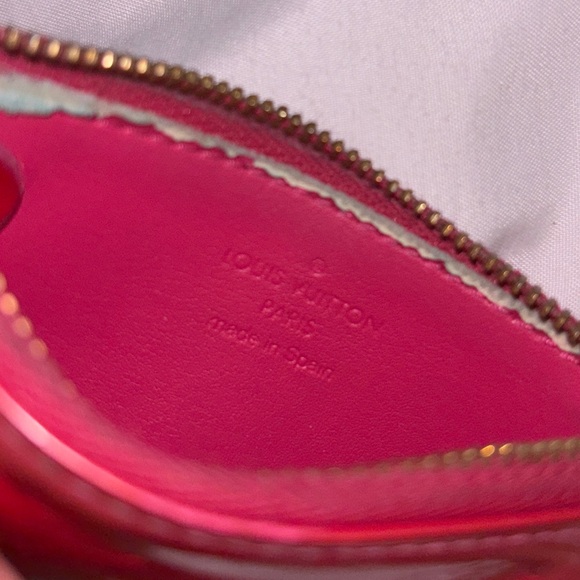 Pink Louis Vuitton Coin Purse - Picture 2 of 4